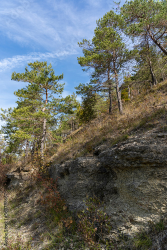 Landschaft im NSG Trockengebiete bei Machtilshausen,  Landkreis Bad Kissingen, Unterfranken, Franken, Bayern, Deutschland photo