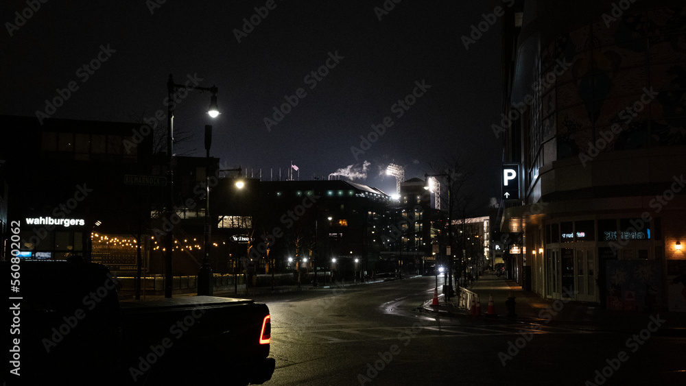 Fototapeta premium night city street