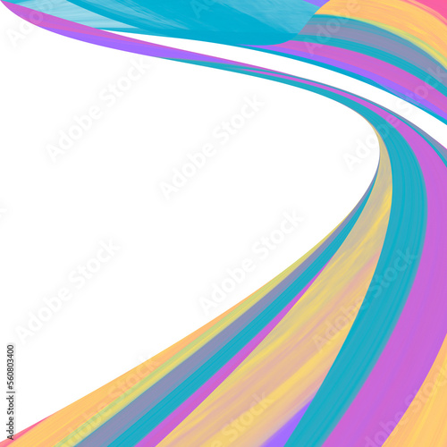Colorful abstract watercolor patterned background with transparent png