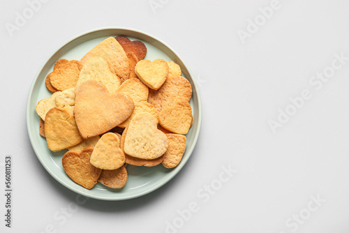 Plate with sweet heart shap...