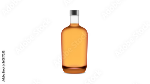 distillate bottle - vodka bottle - drinks bottle - frosted bottle