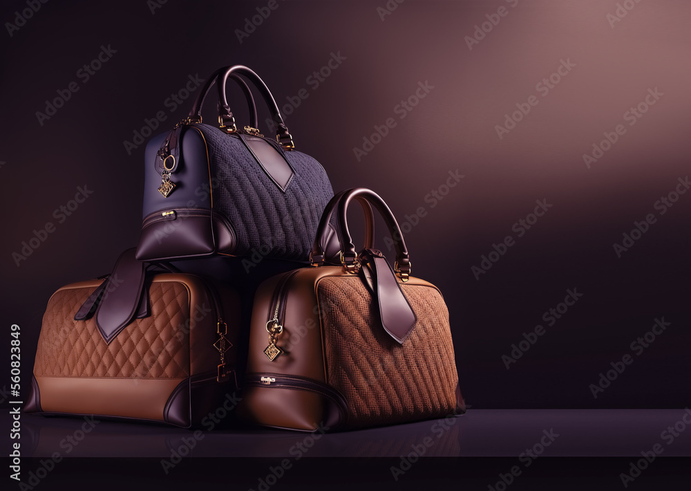 © arvisserg - three stylish branded bags on display