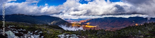 Mount Washington in Fall, ultra wide view