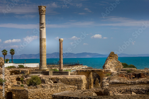 Archaeological site of Carthage, Tunisia photo