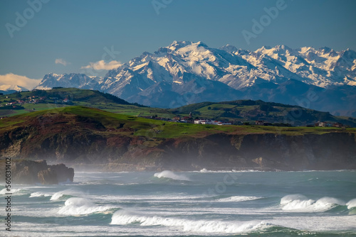 Cantabria coastline.