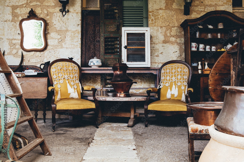 custom made wallpaper toronto digitalThe village of antique dealers, a sort of flea market located in an old palace in Lectoure, in the South of France (Gers)