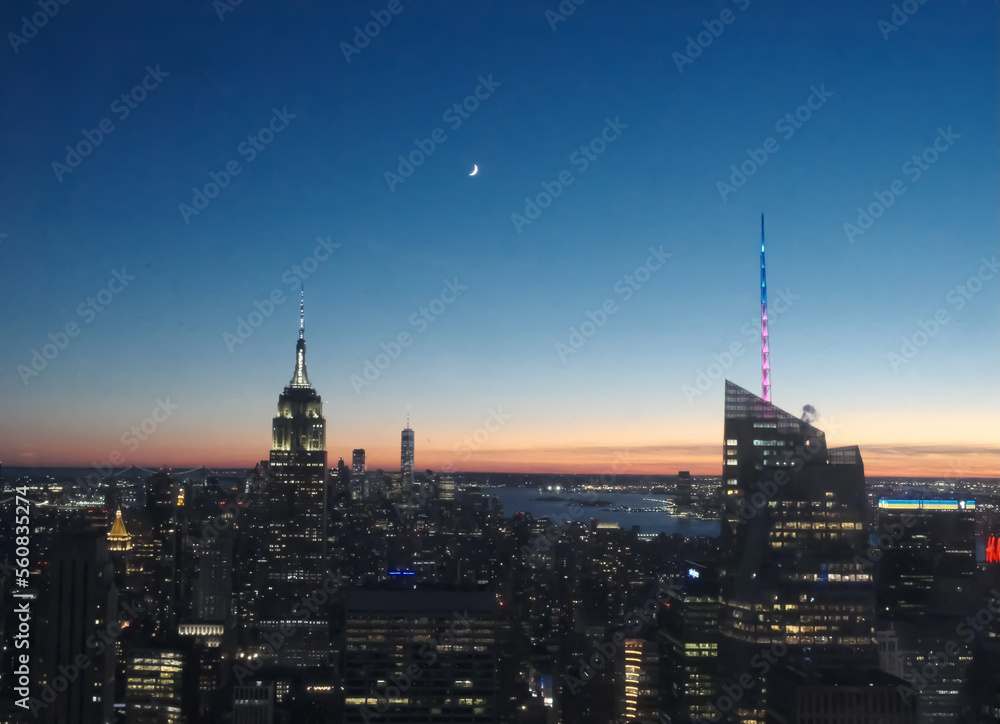 Sunset in New York