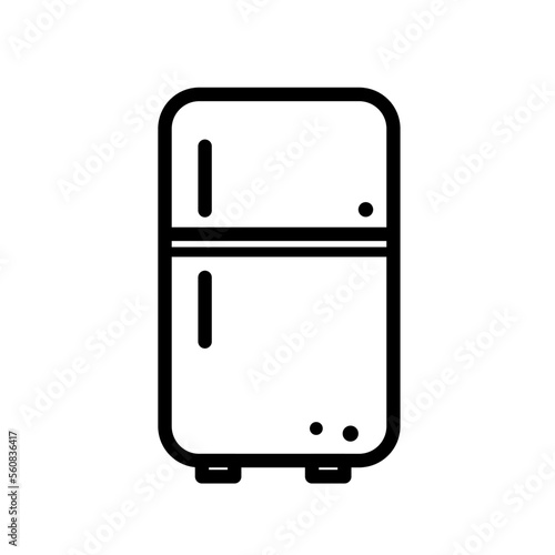  refrigerator vector icon