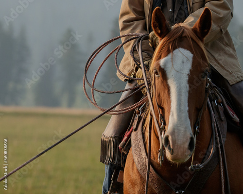Cuadro en lienzo Western horses