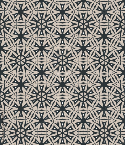 Geometric pattern. Seamless vector background. Ethnic graphic design. 