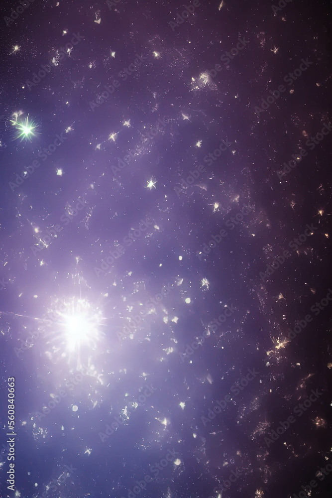 Obraz premium Abstract space nebula backgrounds. IA technology