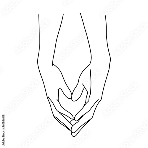 Gentle touch of hands. Happy young man and woman touch hands. The concept of attentiveness to a loved one, excellent relationship. Smiling caring couple having a moment of close intimate connection.