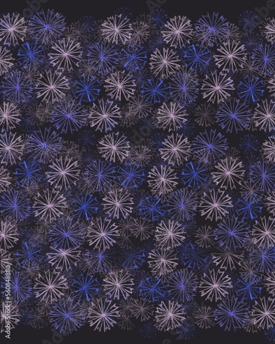 floral pattern in modern style