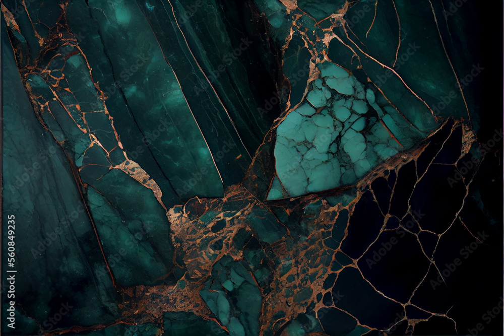 Fototapeta premium Emerald Green Marble texture 