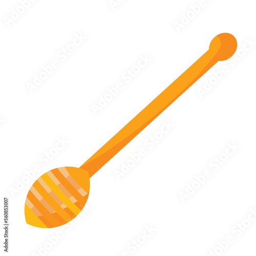Isolated colored honey stick icon Colored design Vector
