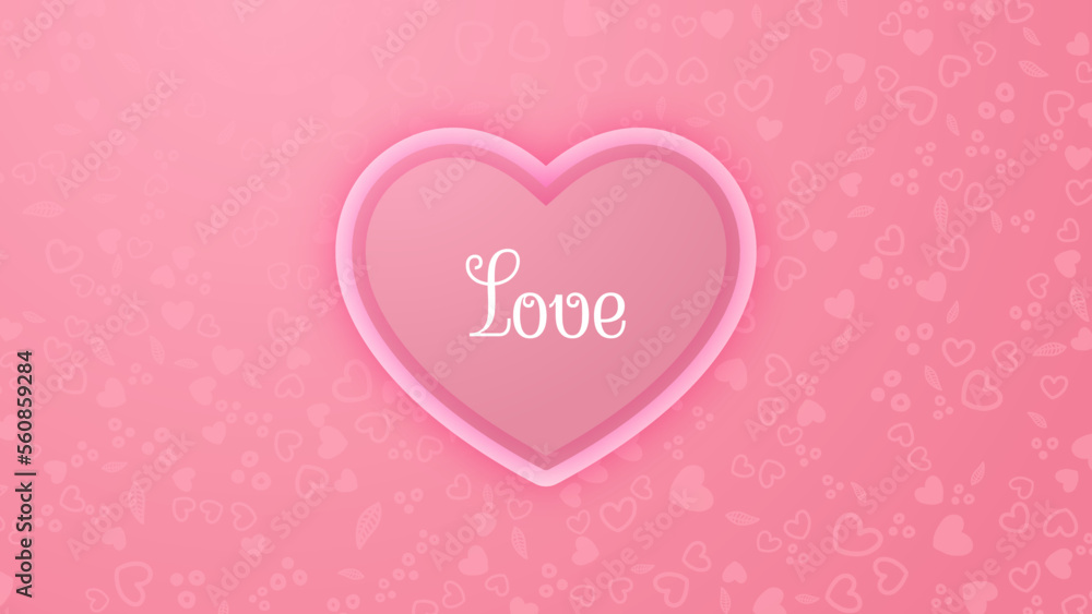 Pink valentines day background in paper style. Paper style valentines day greeting cards Pink valentines day background in paper style. Paper style valentines day greeting cards