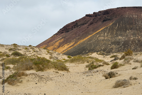 Dune with the Yellow Mountain in the background