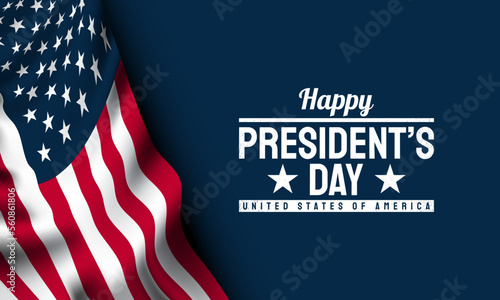 President's Day Background Design.