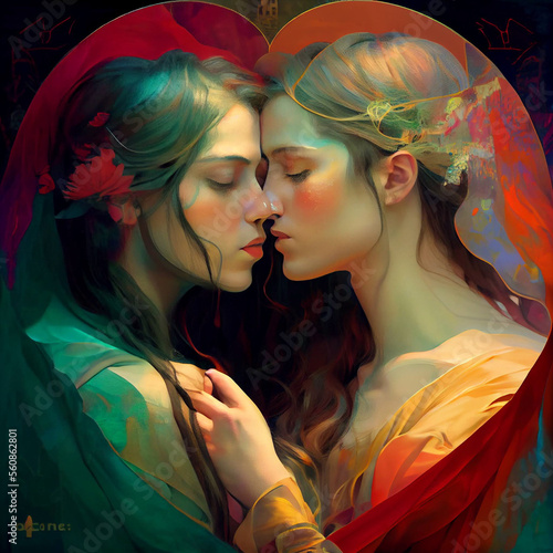 women who love women (generative ai content)