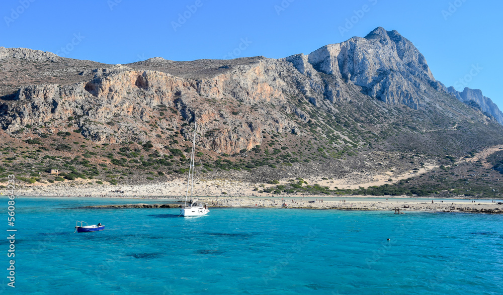 Bucht von Balos in Kreta, Griechenland Bucht von Balos in Kreta, Griechenland