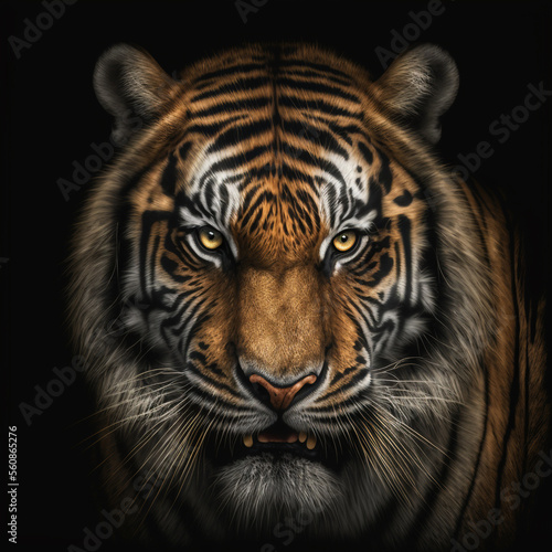 Portrait of a tiger