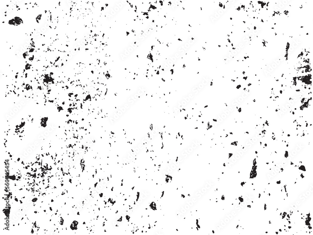 Natural vector abstract grunge texture with large and small coarse grains. Texture for overlay, stencil in grunge style. Design element