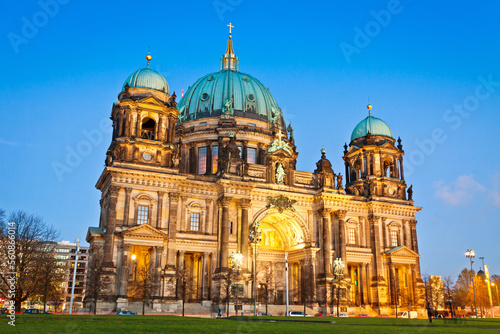 Evening view of Berlin Cathedral (Berliner Dom), Berlin, Germany