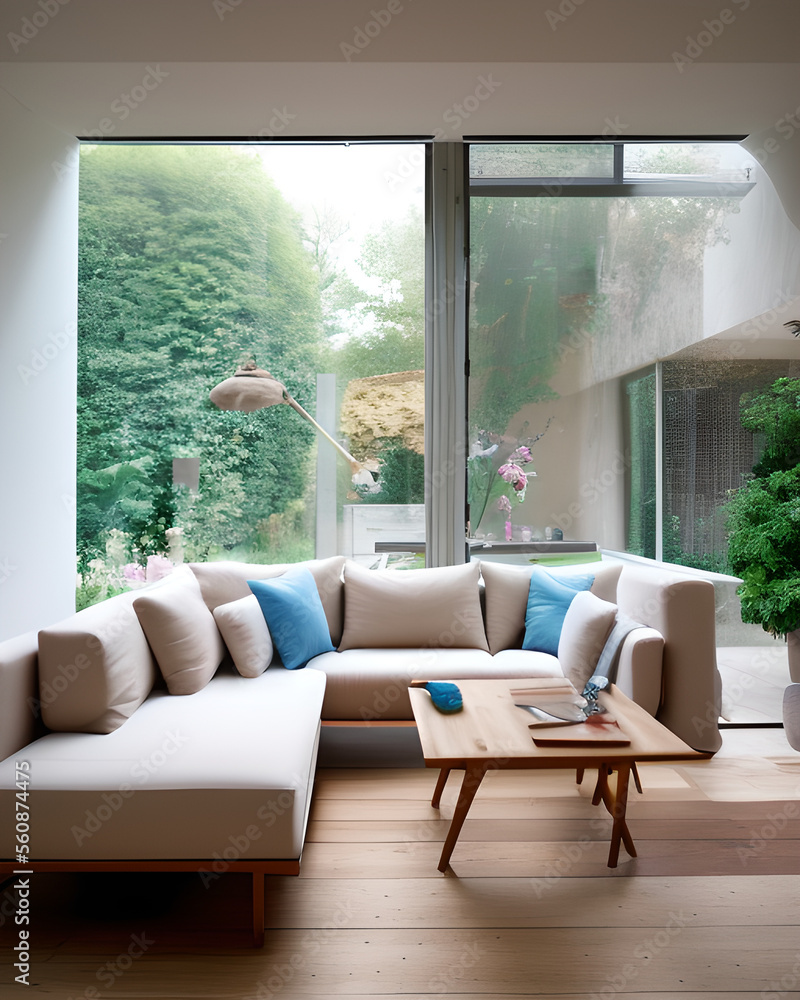 modern living room interior generative ai modern living room interior generative ai