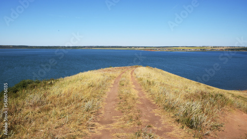 Fototapeta Naklejka Na Ścianę i Meble -  landscape with lake, summer