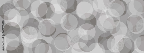 Fototapeta Naklejka Na Ścianę i Meble -  White and grey abstract modern transparency circle presentation background. Light circles template design. Object web design. Round shape..