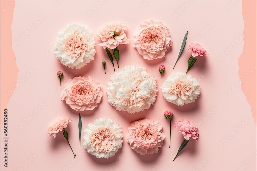 Floral generative ai flower background Floral generative ai flower background