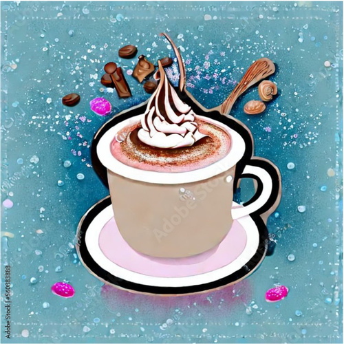 Heisse Schokolade mit Anis und Zimt