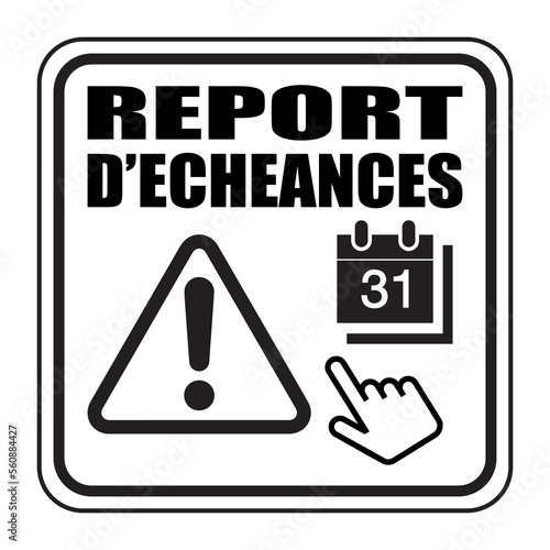 Logo report d'échéances.