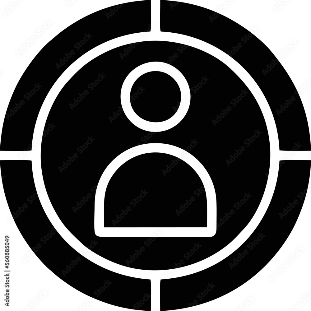 target focus illustration symbol in white background target focus illustration symbol in white background