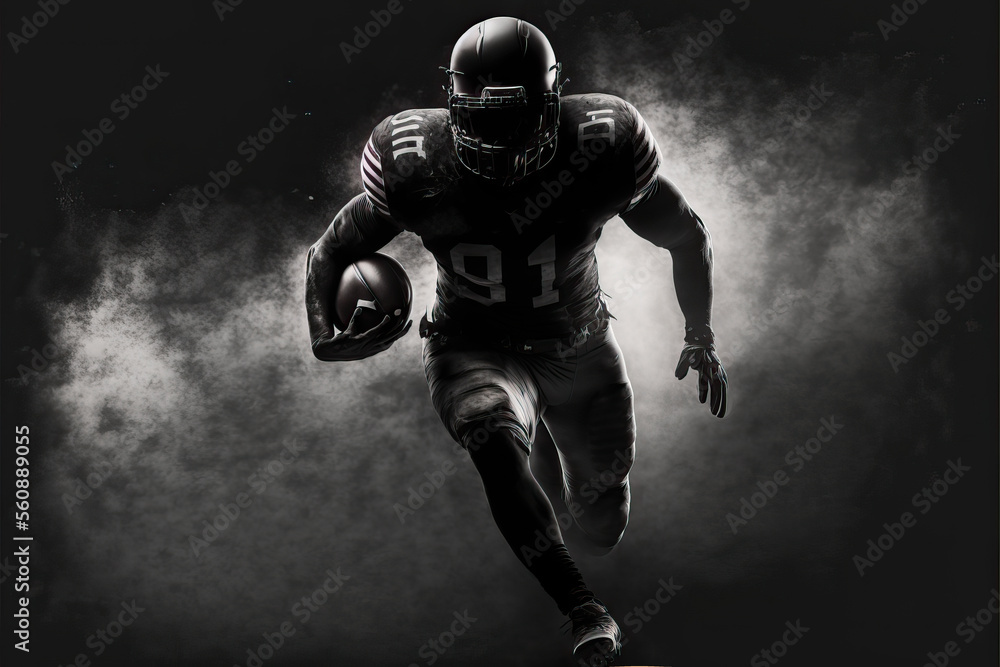 American football themed poster and wallpaper for Super Bowl featuring