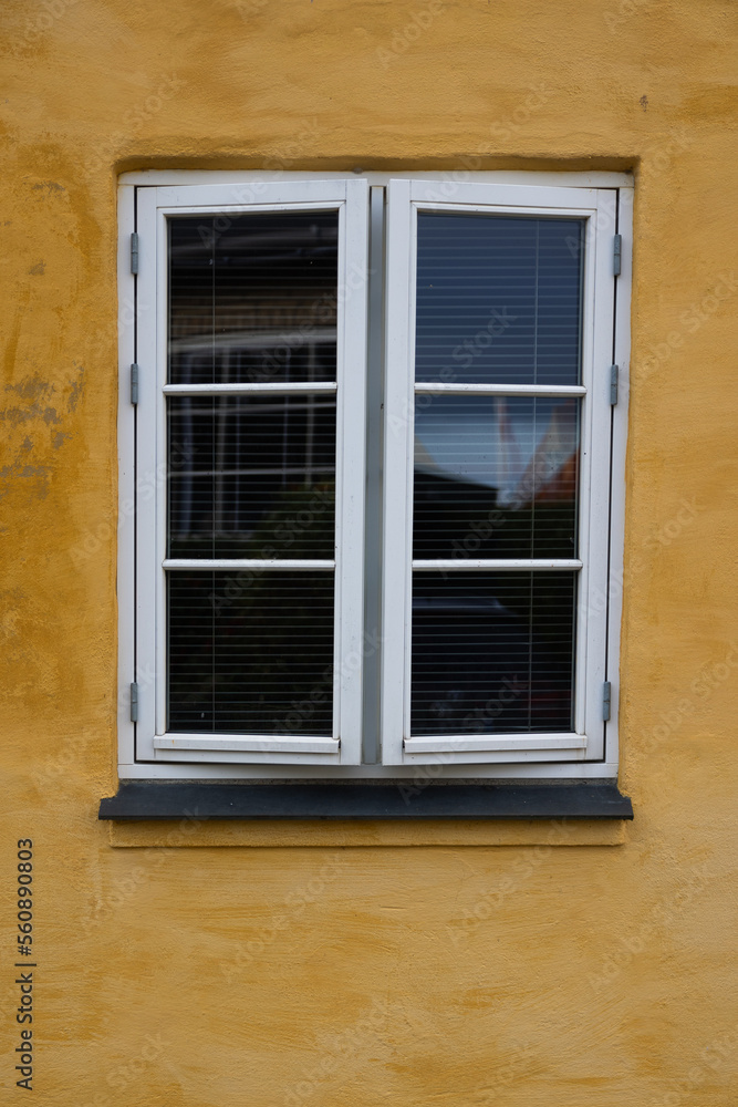 Quaint window in European village