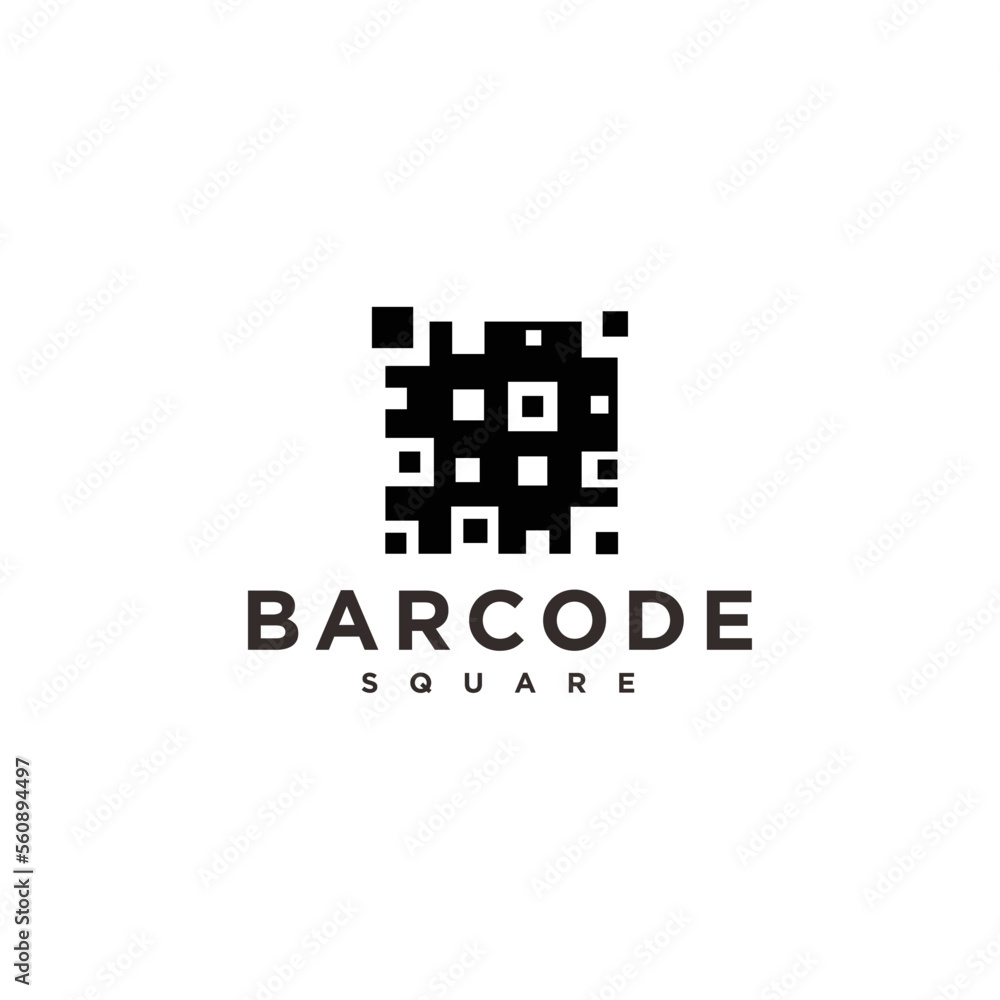 Quick response code Square Logo Icon Template, QR Code Icon Stock ...