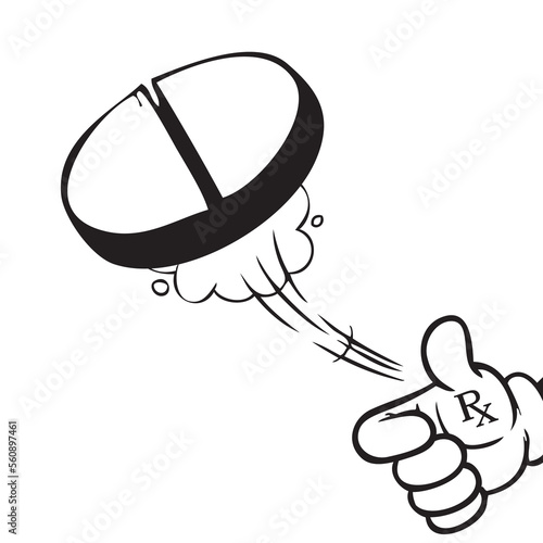 Pill from a pharmacist
