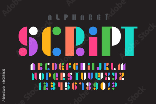 new11Original alphabet design, minimalism style, trendy characters set.