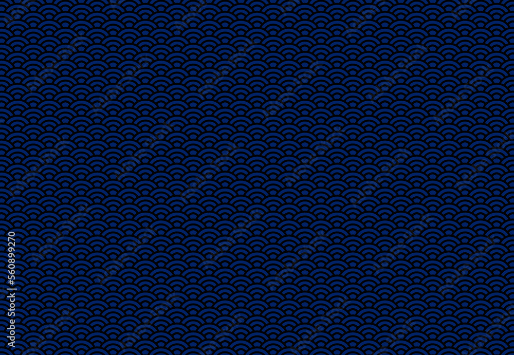 Japanese Wave pattern seamless pattern. traditional Japanese pattern style background Blue-Black Traditional Japan Background. Oriental Asia Ornament Texture. National China Backdrop. Japanese Wave pattern seamless pattern. traditional Japanese pattern style background Blue-Black Traditional Japan Background. Oriental Asia Ornament Texture. National China Backdrop.