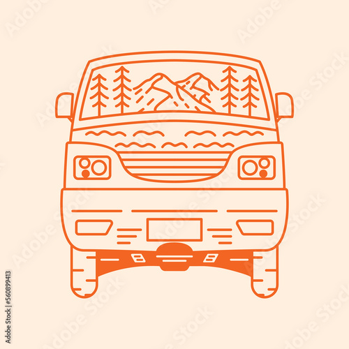 Go on an Adventure Driving a Classic Campervan Vehicle