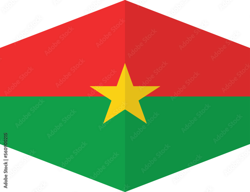 Burkina Faso flag background with cloth texture.Burkina Faso Flag vector illustration eps10. Burkina Faso flag background with cloth texture.Burkina Faso Flag vector illustration eps10.