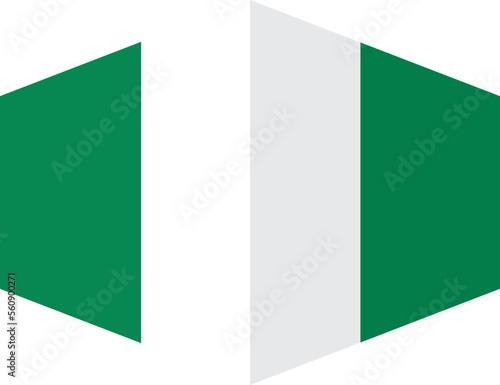 Free Download Nigeria flag background with cloth texture.Nigeria Flag vector illustration eps10. - GFXLoad