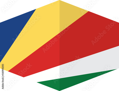 Free Download Seychelles flag background with cloth texture.Seychelles Flag vector illustration eps10. - GFXLoad