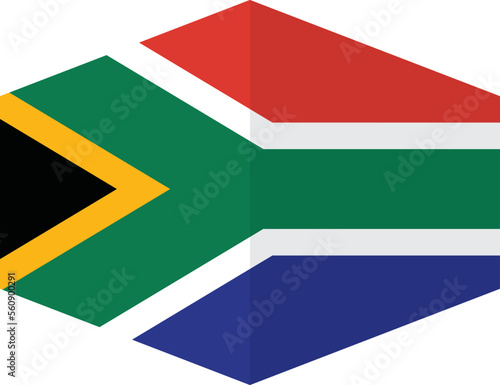Free Download South Africa flag background with cloth texture.South Africa Flag vector illustration eps10. - GFXLoad