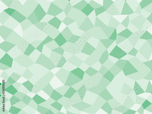 Polygon Green Tone Gradient Background.