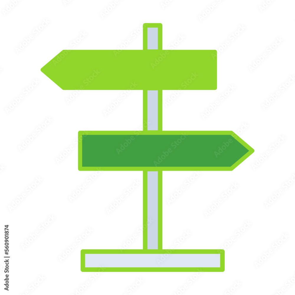 Direction business people icon with green outline style. direction, symbol, sign, arrow, line, pointer, web. Vector Illustration Direction business people icon with green outline style. direction, symbol, sign, arrow, line, pointer, web. Vector Illustration