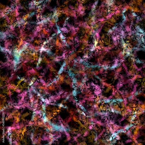 Abstract dark multicolor transparent blur seamless pattern Soft fluffy wild animal skin effect