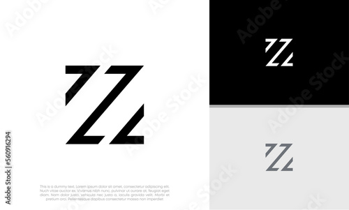 Initials Z logo design. Initial Letter Logo.