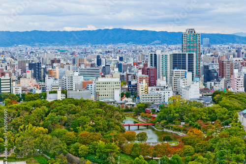 The Cityscapes of Namba  Osaka  Japan.